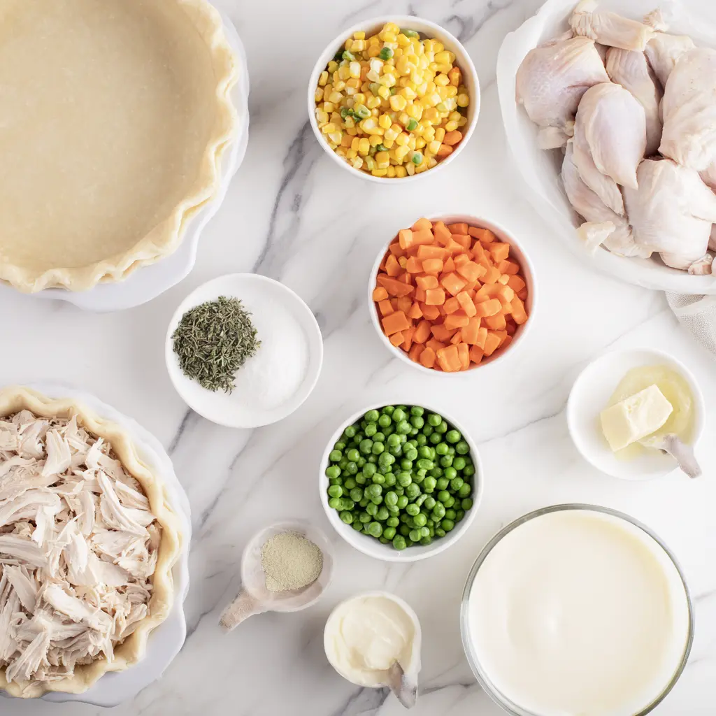 ingredients of Pillsbury Chicken Pot Pie