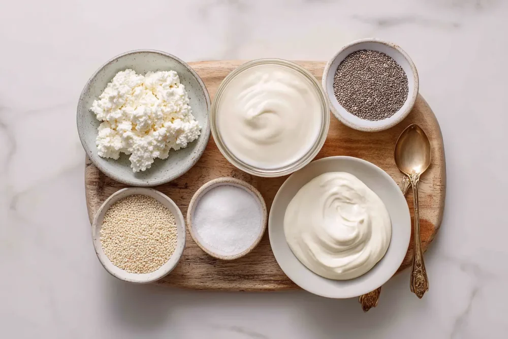 ingredients for Protein Pudding Recipe