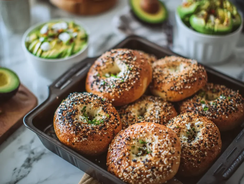 cottage cheese bagels