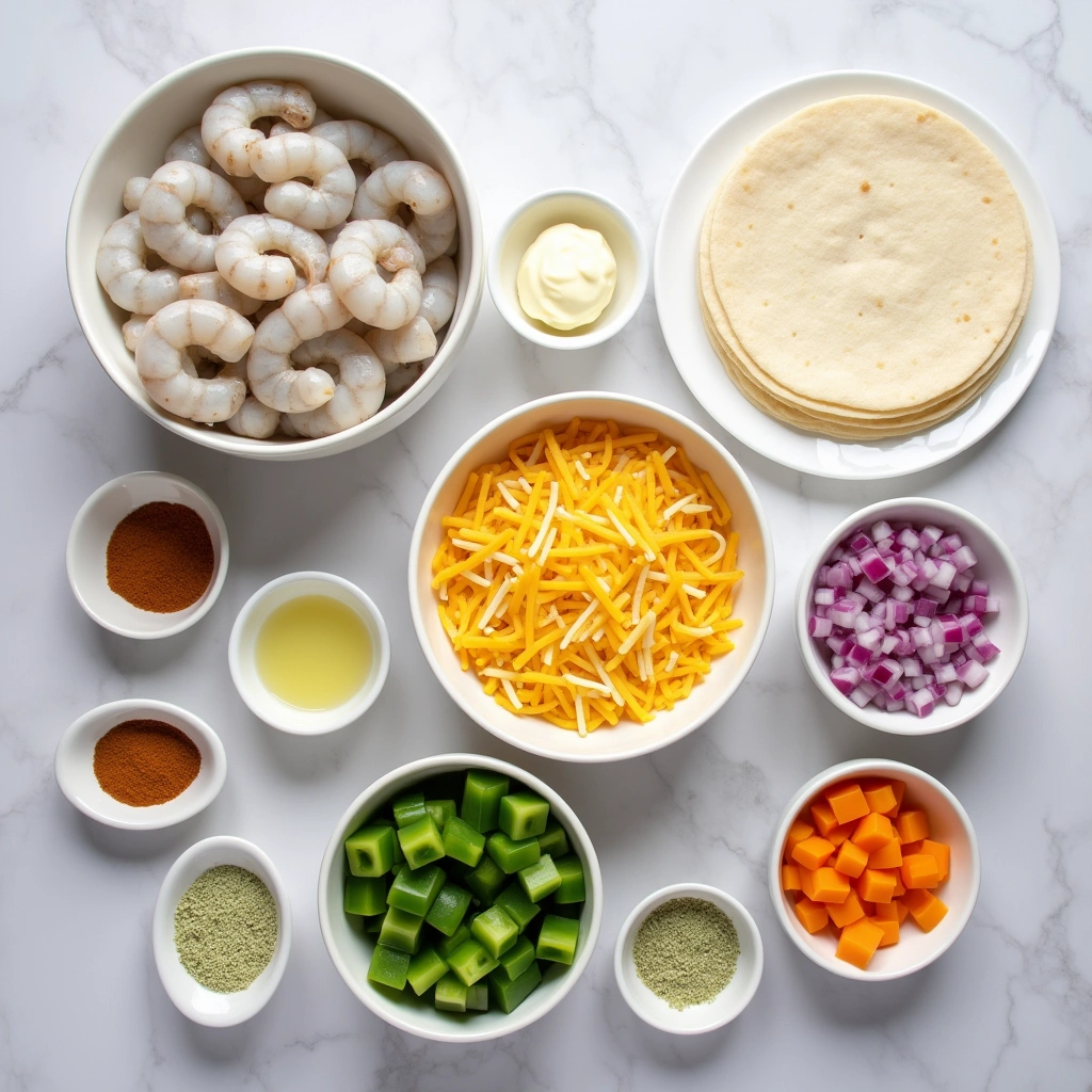 shrimp quesadilla ingredients  