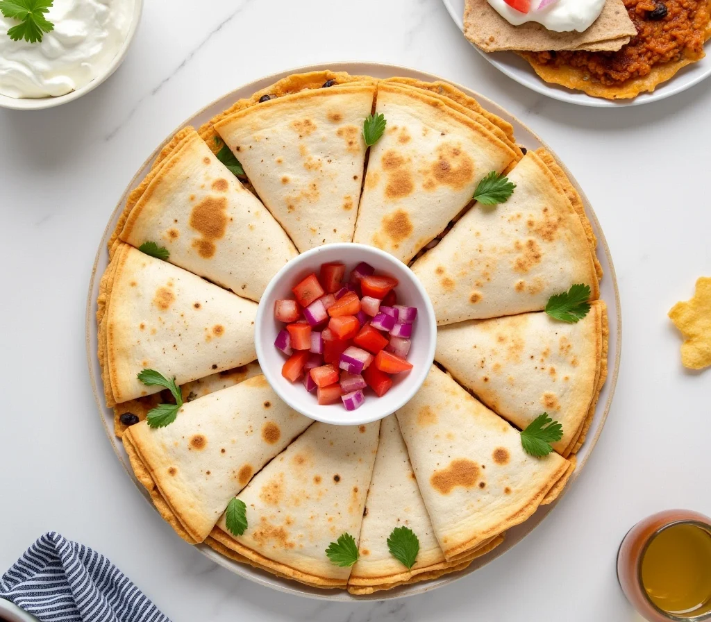 Oven-Baked Pizza Quesadillas