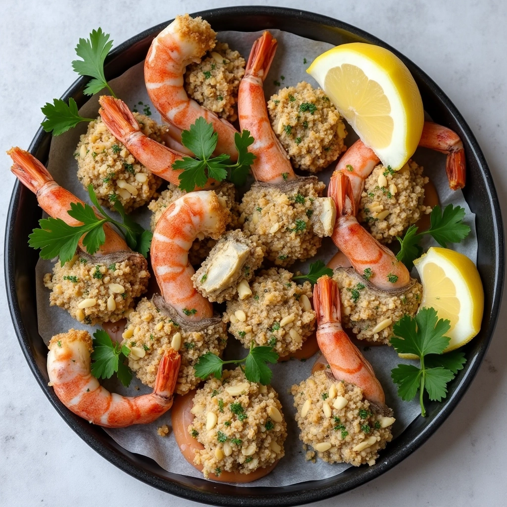 Elegant stuffed shrimp recipe