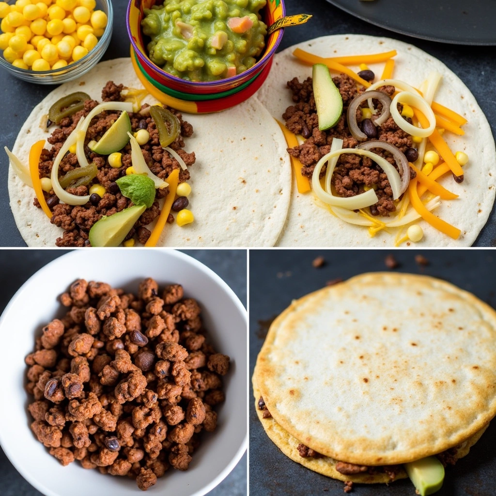 Delicious Ground Beef Quesadillas