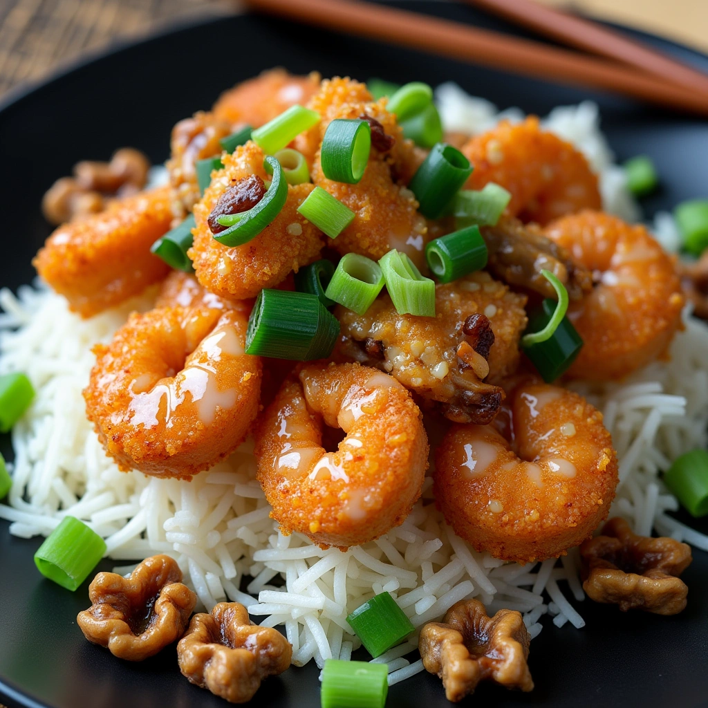 Crispy Honey Walnut Shrimp