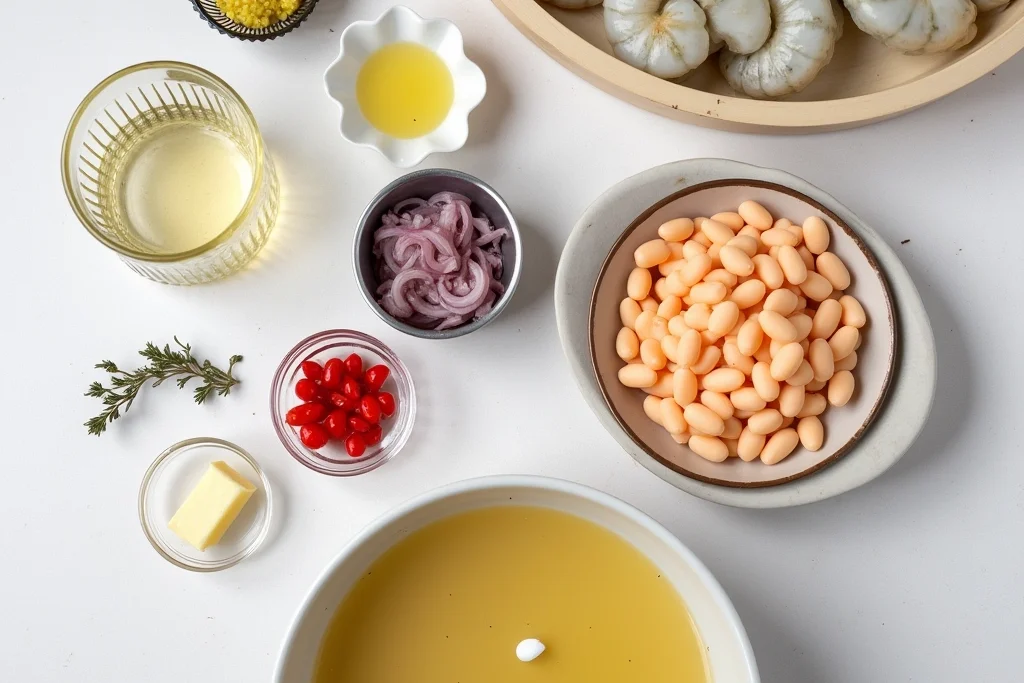 Lemony Shrimp and Bean Stew