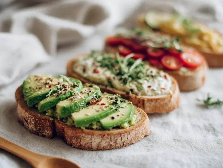 different Avocado Toast calories