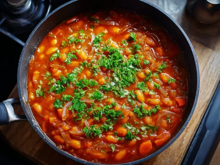 Indian-style baked beans