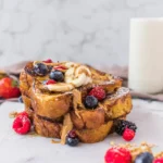 Golden brioche French toast