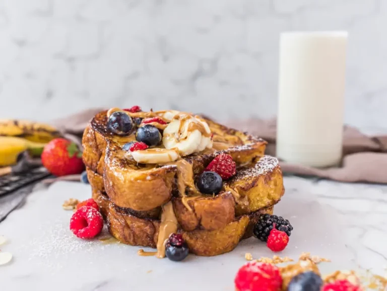 Golden brioche French toast