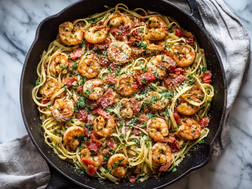 Cajun Shrimp Pasta no cream