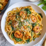 Cajun Shrimp Pasta with Spinach