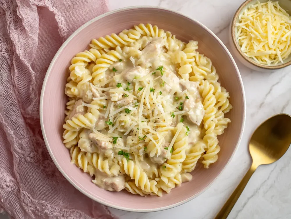 Creamy Fusilli Pasta