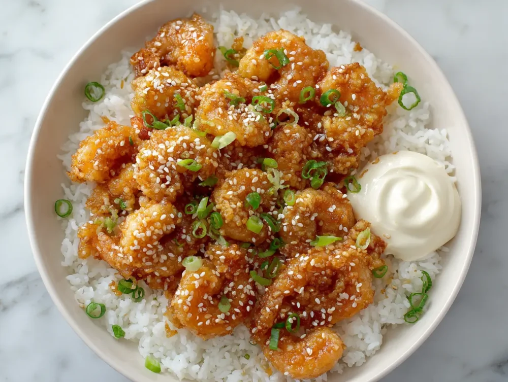 finale result of the  Honey Walnut Shrimp