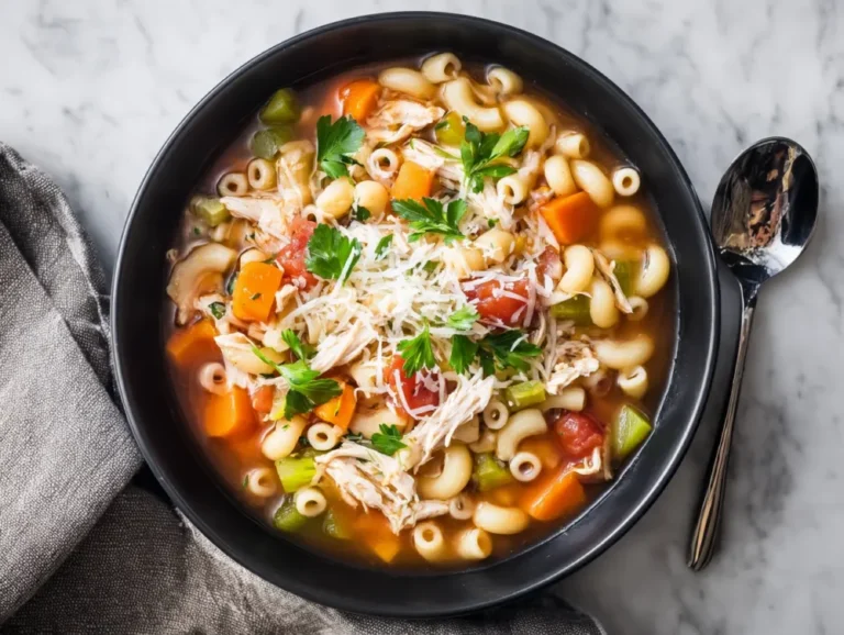 Ditalini Pasta recipe with Chicken Broth