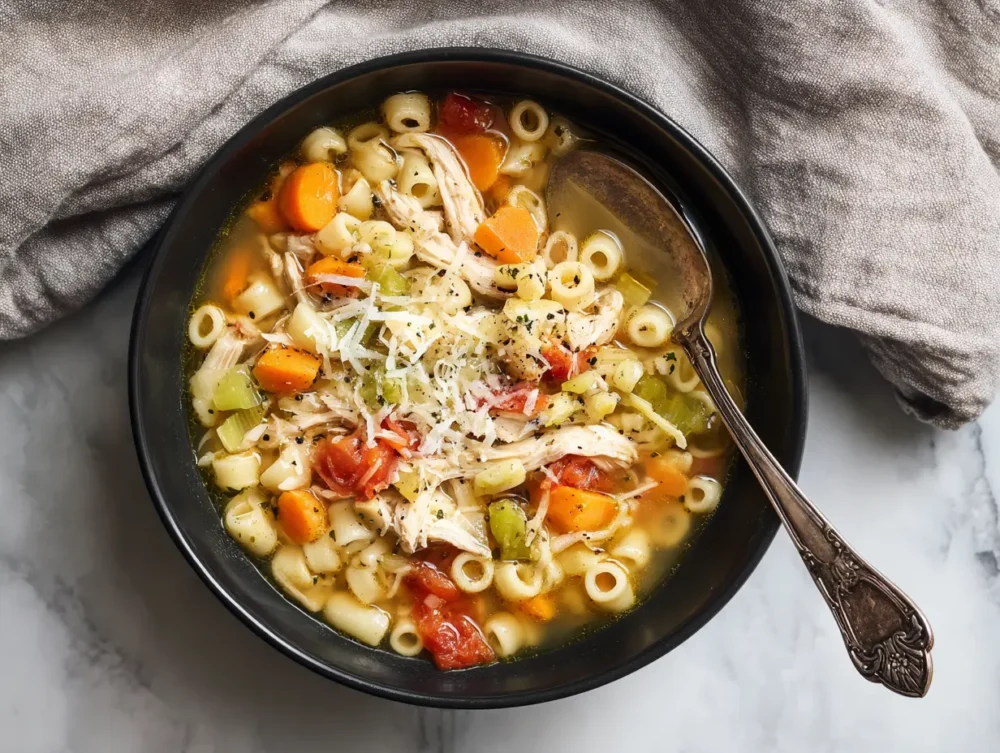 Ditalini Pasta recipe with Chicken Broth