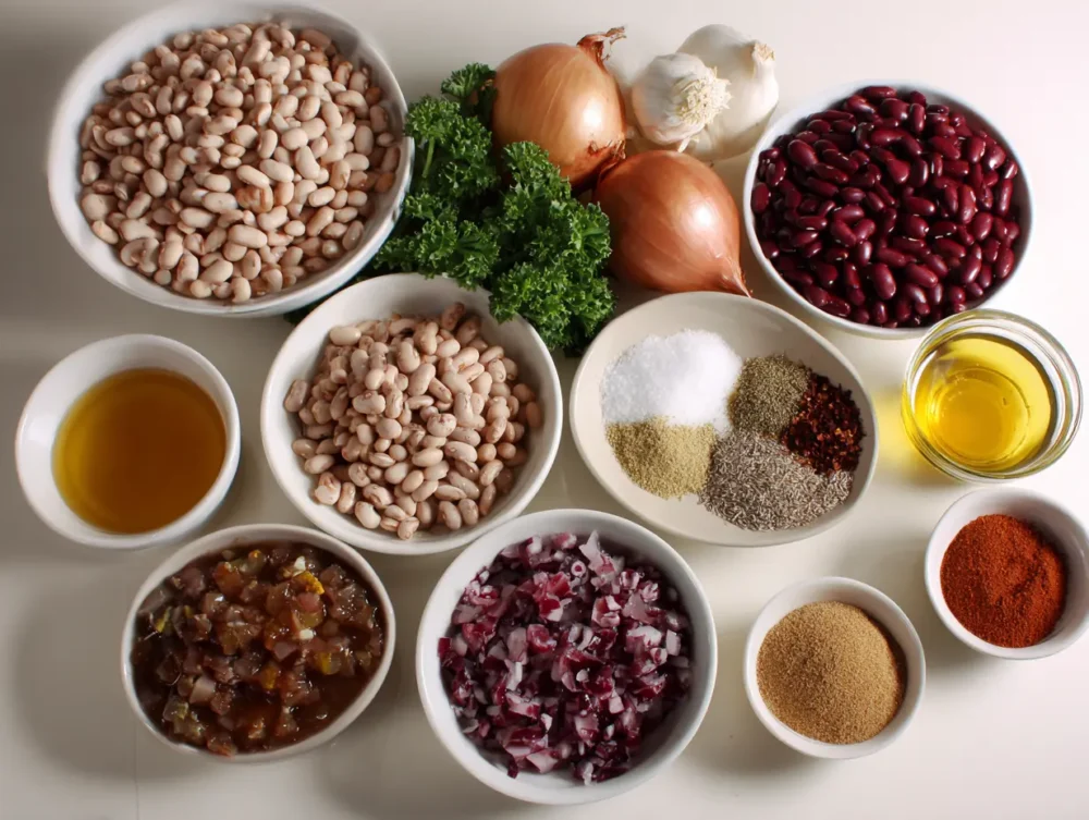 ingredients of Instant Pot Baked Beans