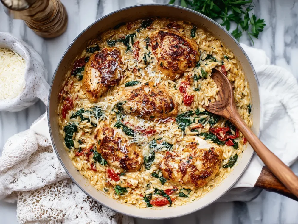 Marry Me Chicken Orzo
