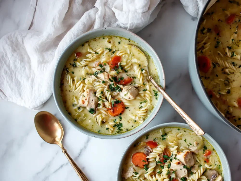 Marry Me Chicken Soup with vegies