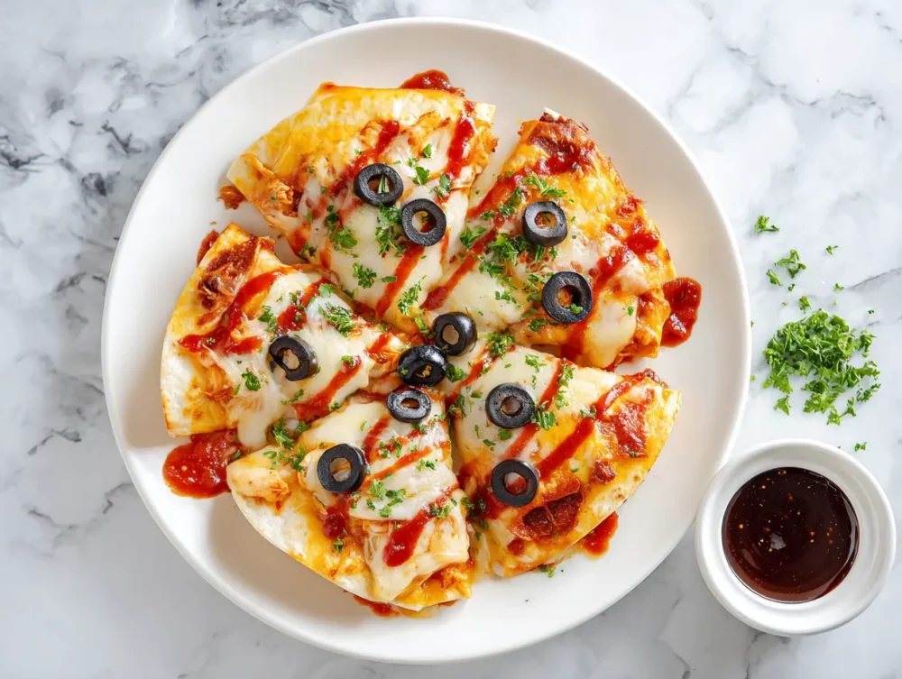 Oven-Baked Pizza Quesadilla