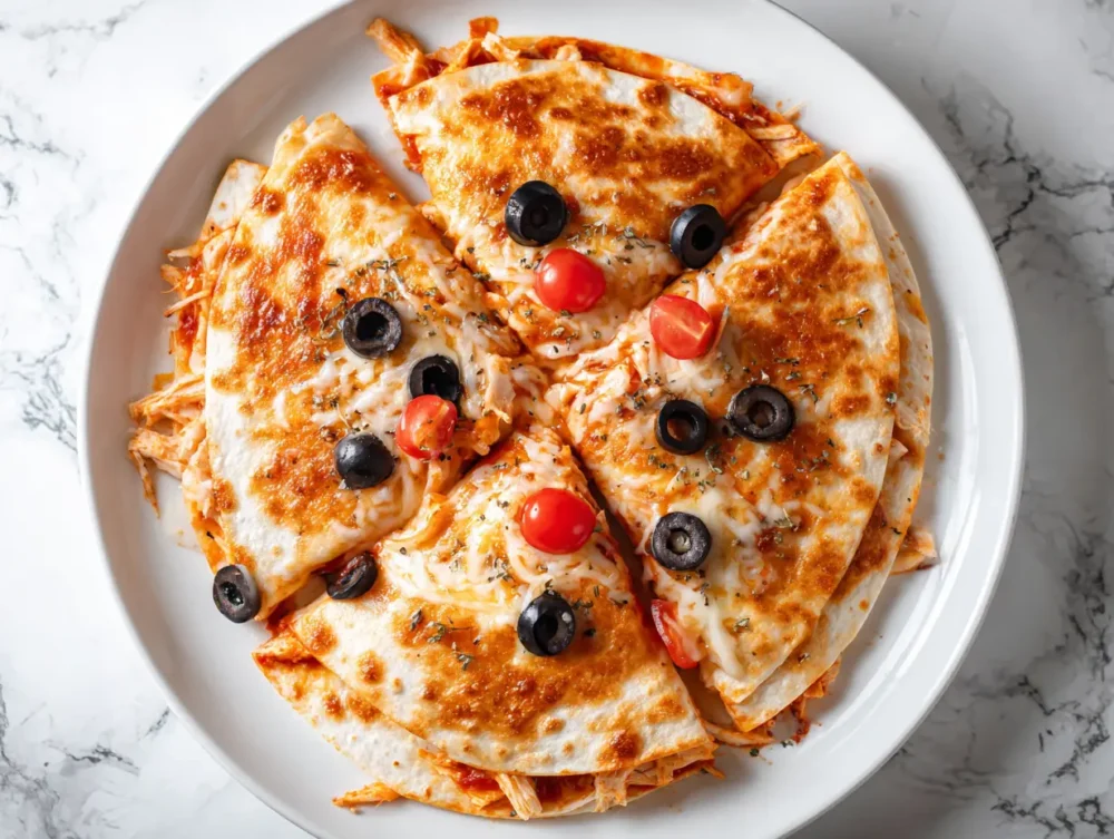 Oven-Baked Pizza Quesadilla