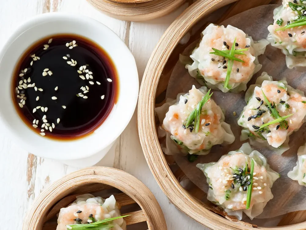 Shrimp Shumai at Home with Deeping sauce