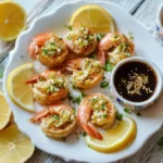 Stuffed shrimp with a savory filling