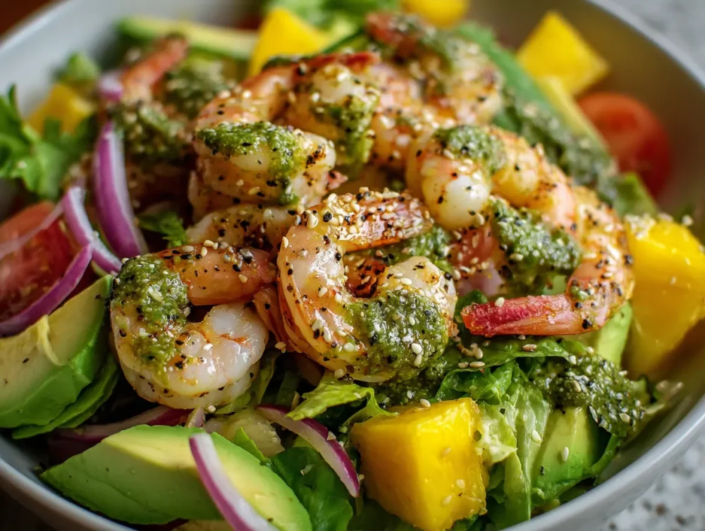 refreshing Tropical shrimp salad