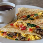 Veggie Breakfast Quesadilla