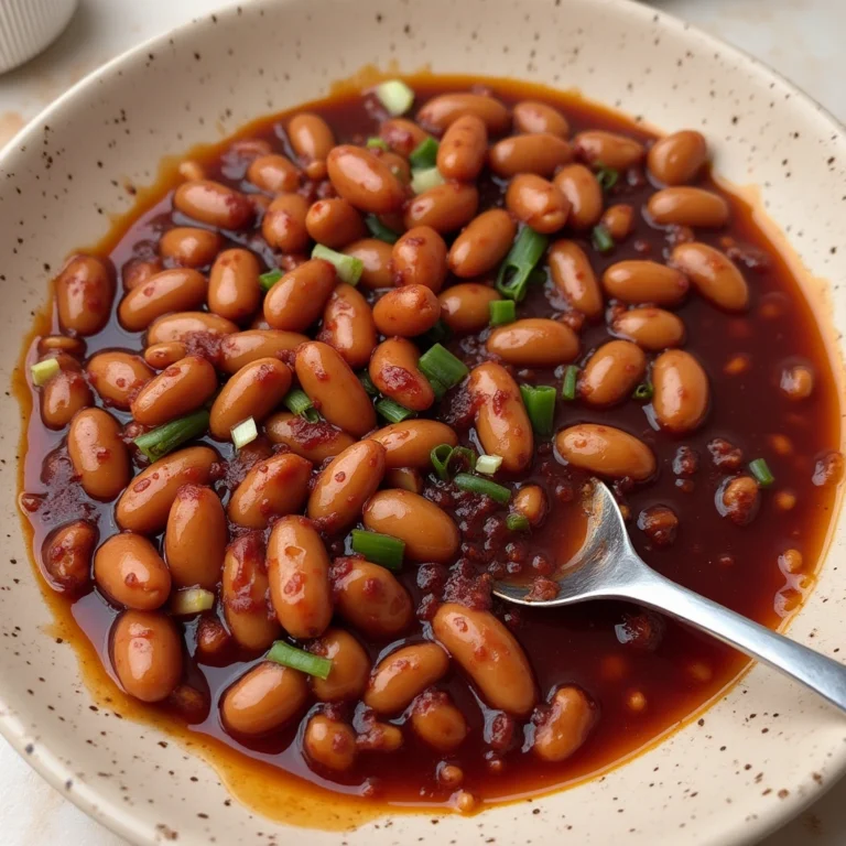 A bowl of BBQ Baked Beans