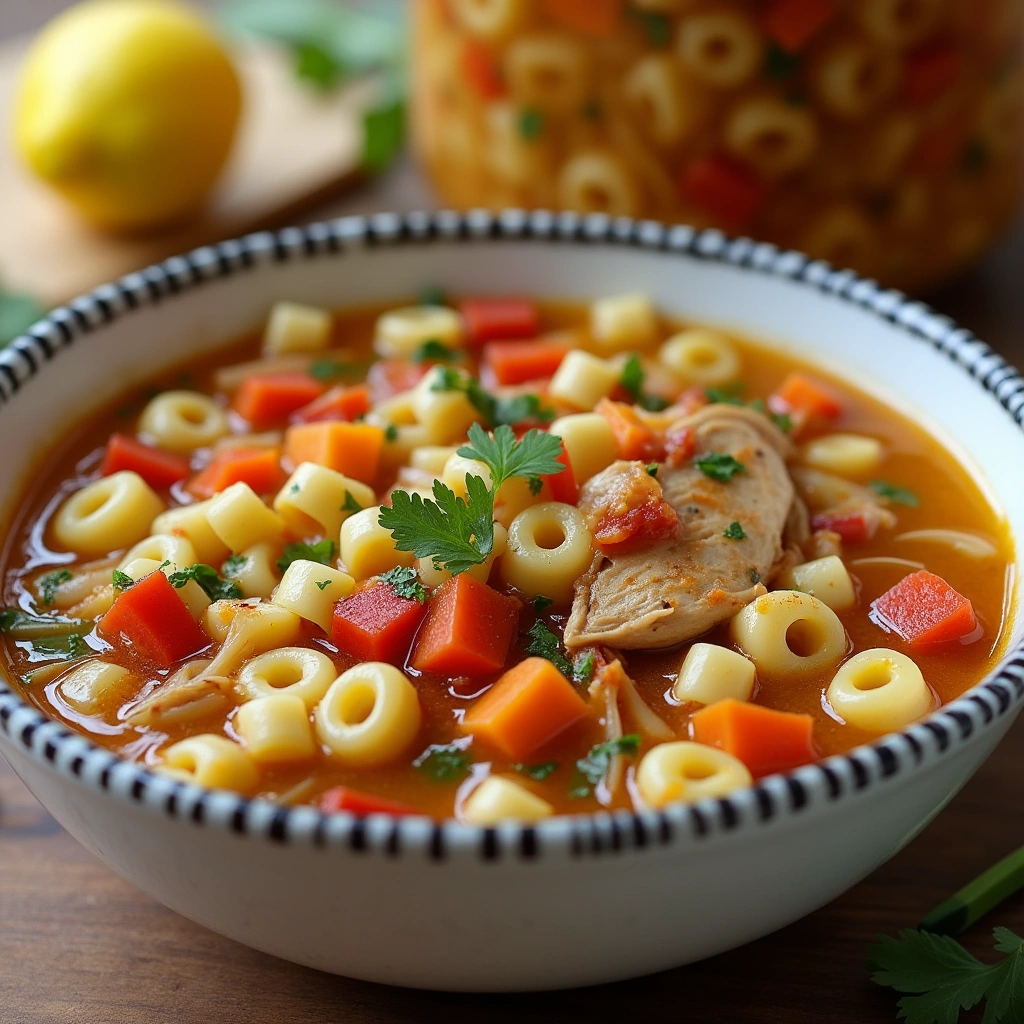 Ditalini Pasta recipe with Chicken Broth