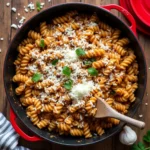 Easy Spicy Indian Fusilli Pasta