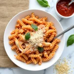 Fusilli Pasta with Tomato Sauce