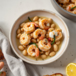 Lemony Shrimp and Bean Stew