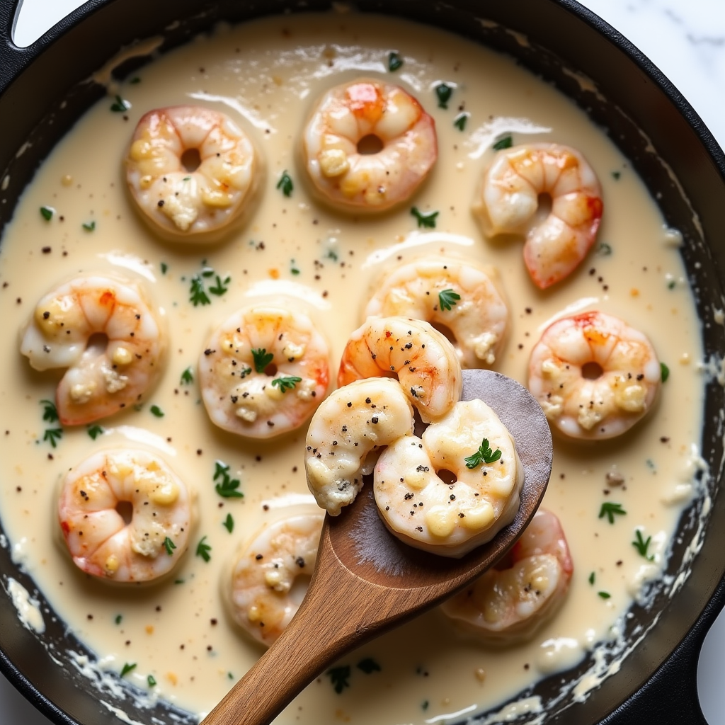 Shrimp scampi 