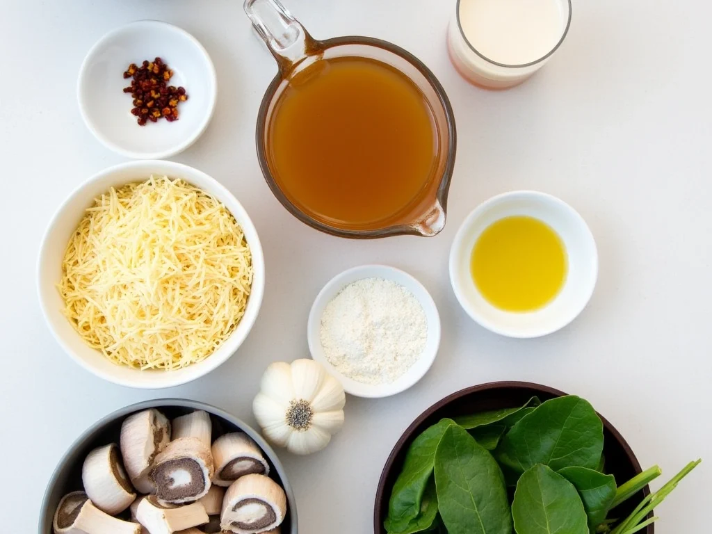 Fusilli Pasta ingredients 