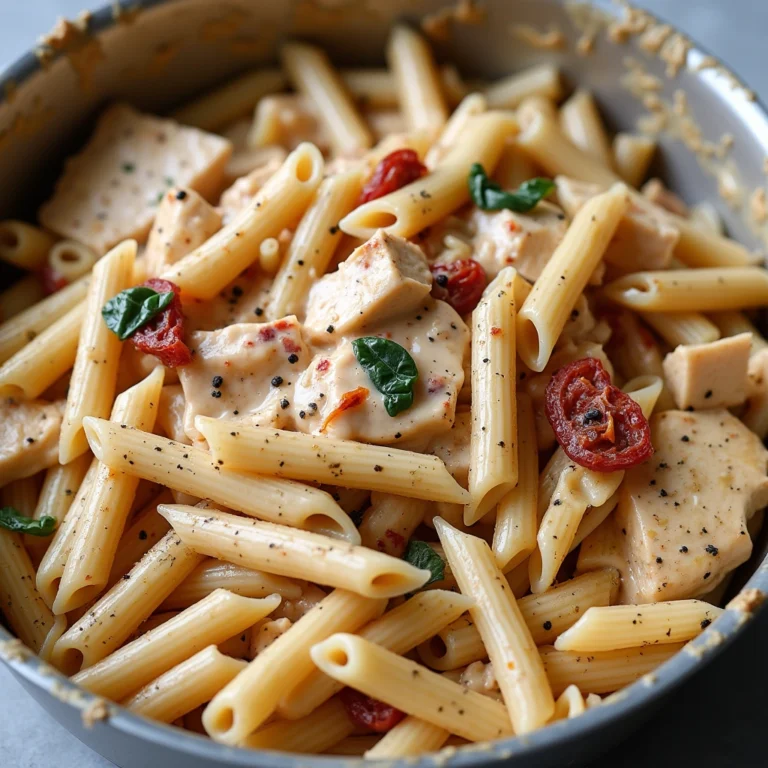 Marry Me Chicken Pasta Tasty in a creamy sauce
