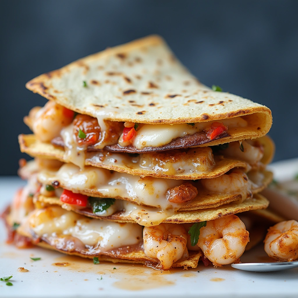 Quick shrimp quesadilla recipe 