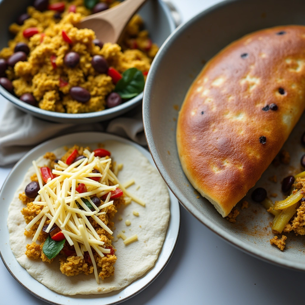 Veggie Breakfast Quesadilla