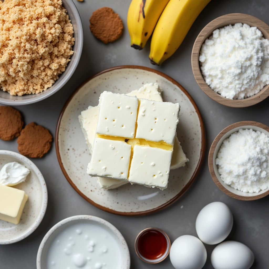 ingredients of Banana Pudding Cheesecake