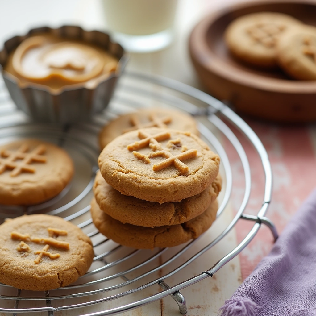 Step-by-step instructions for making 4 ingredient peanut butter cookies