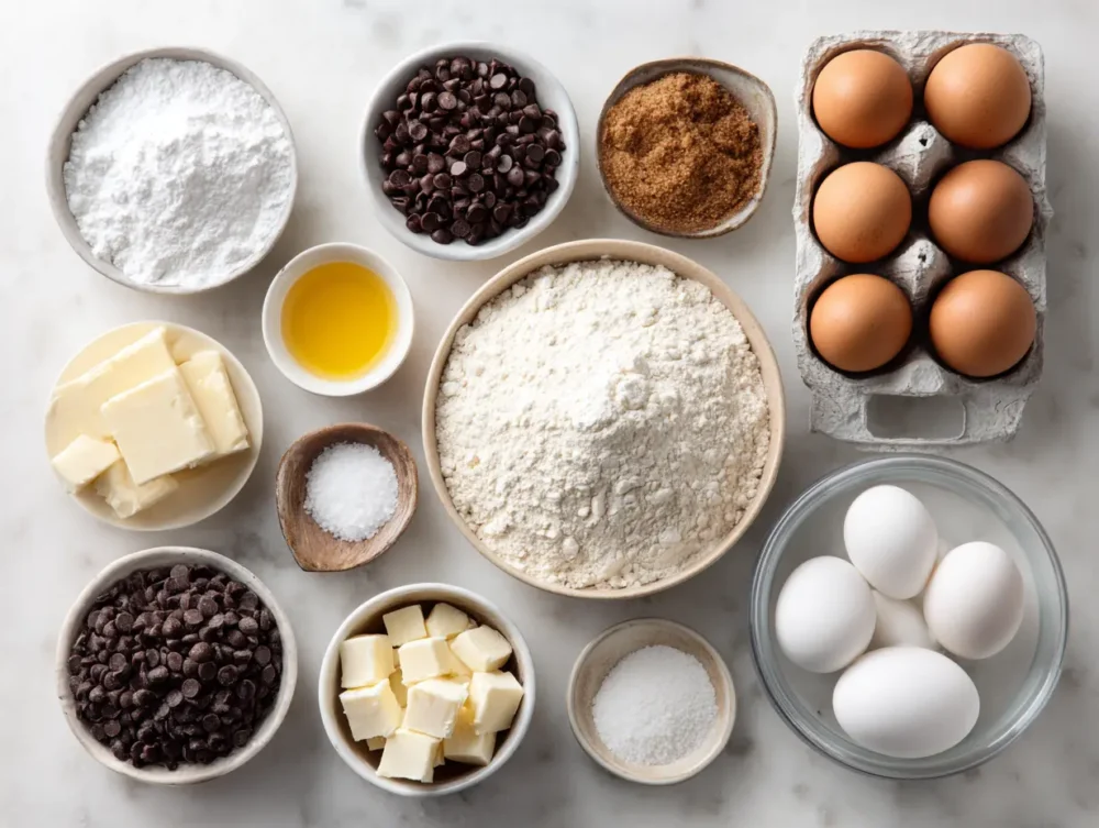 ingredients of cookie cake