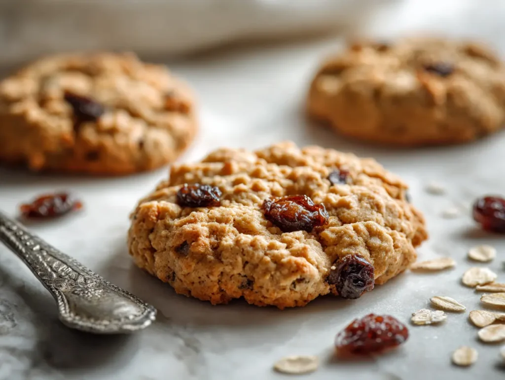 Chewy  oatmeal raisin cookies