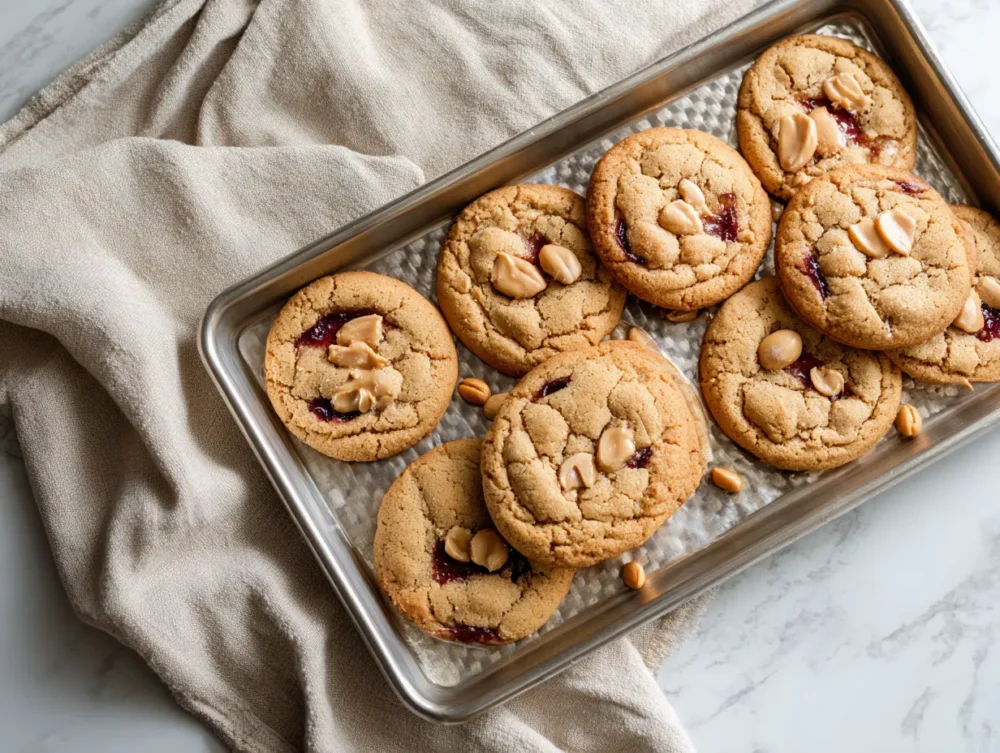Peanut Butter and Jelly Cookies
