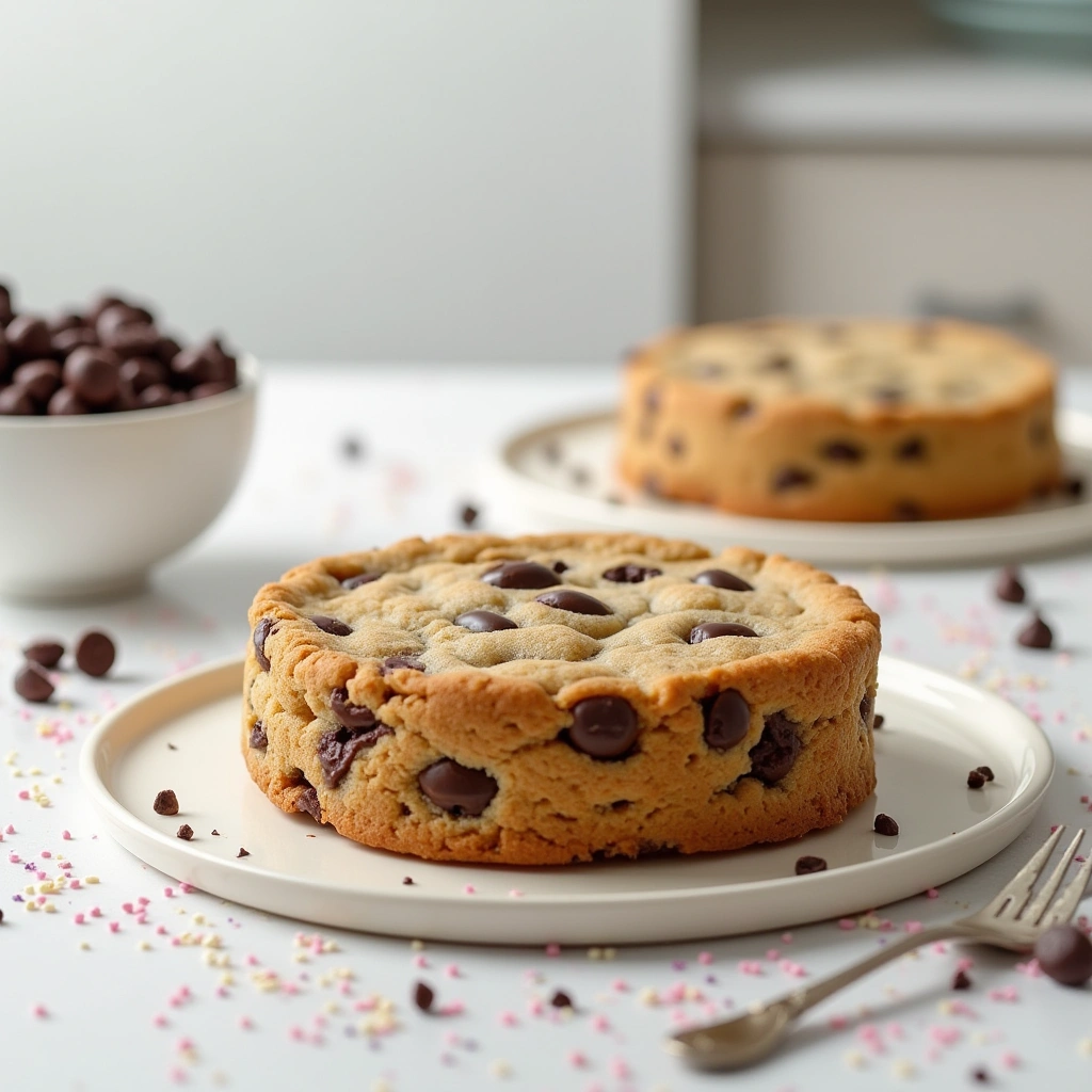 Delicious cookie cake 