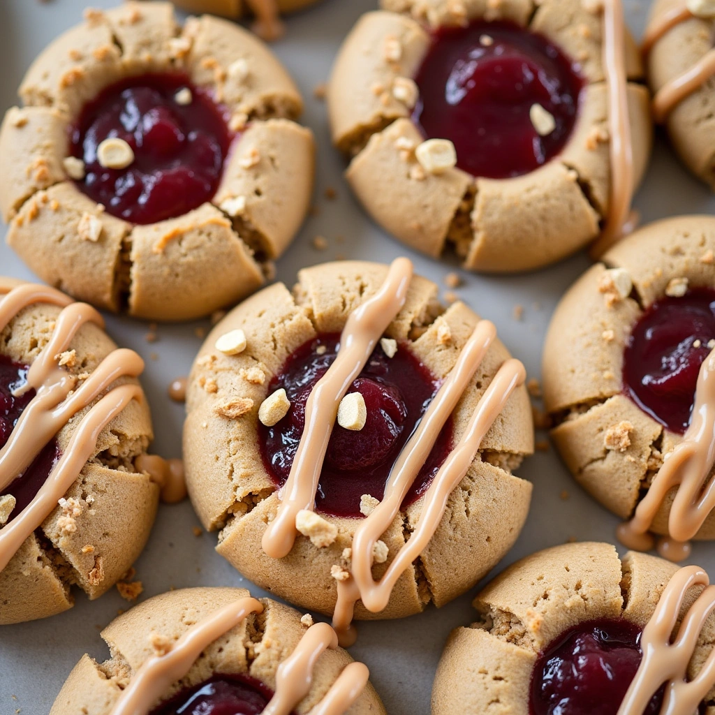 Peanut Butter and Jelly Cookies