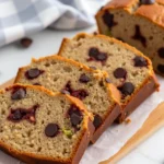 Banana Bread with Chocolate Chips: