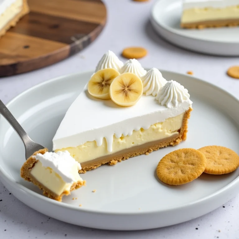No Bake Banana Pudding Cheesecake