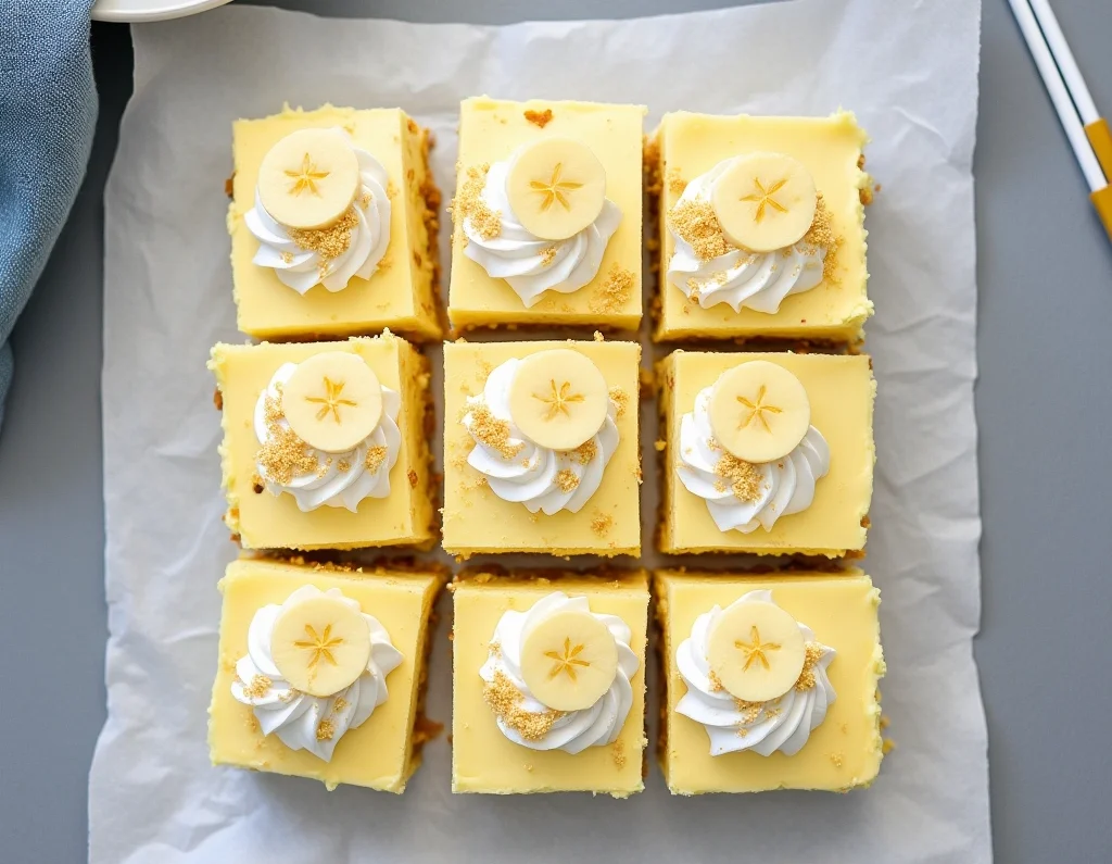 Banana Pudding Bars