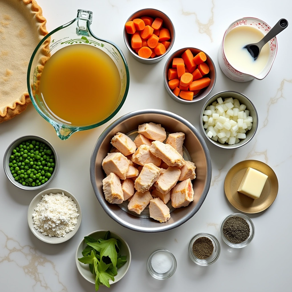 ingredients of Pillsbury Chicken Pot Pie