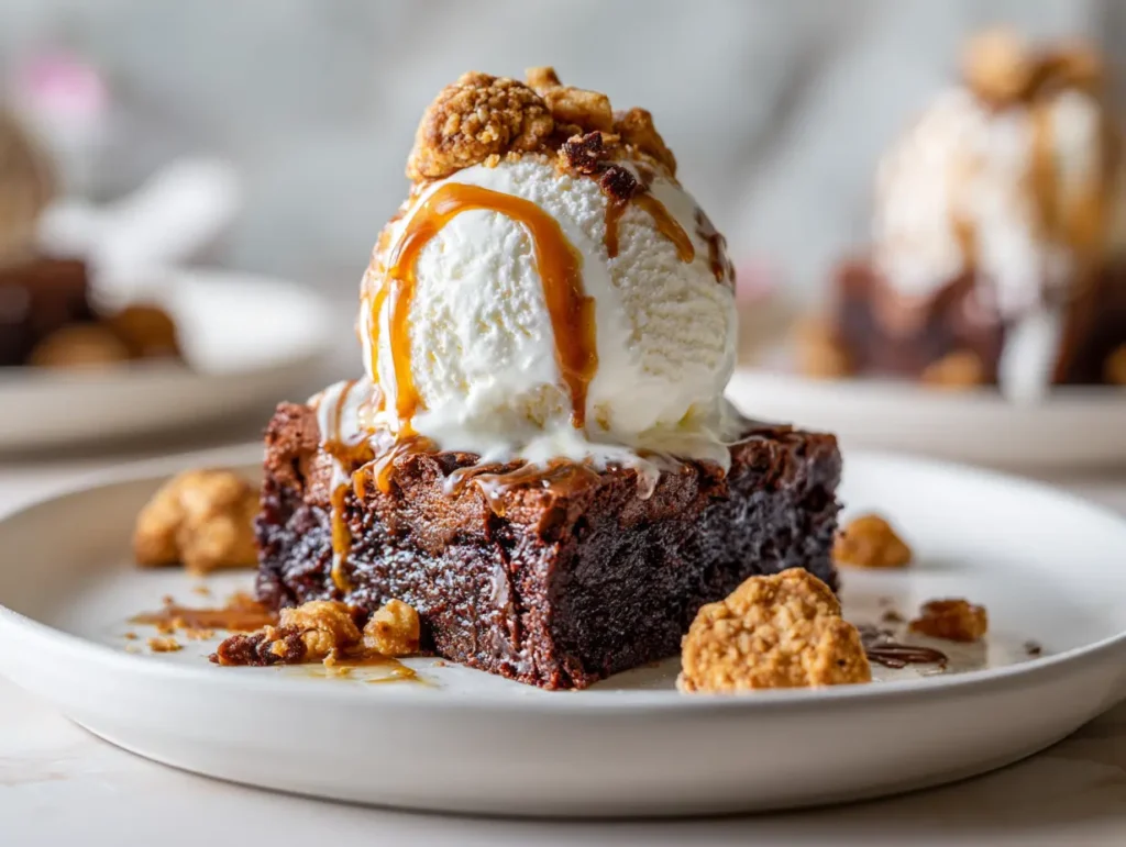 Best vanilla and chocolate brownie